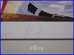 Nolan Ryan Autographed Limited Edition Lithograph by Danny Day With COA