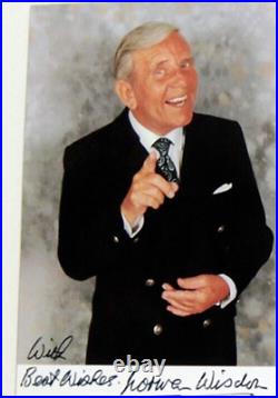 Norman wisdom signed postcard with COA mounted and ready to frame
