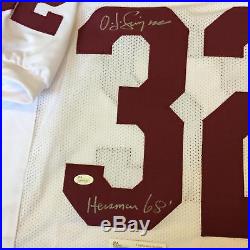 OJ Simpson 1968 Heisman Signed Autographed USC Trojans Jersey With JSA COA