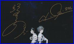 Ogata Megumi Ishida Akira EVA voice actor hand signed autograph photo with coa