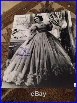 Olivia Dehavilland De Havilland Gone With Wind SIGNED Photo Autograph GA COA Mel