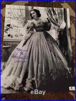 Olivia Dehavilland De Havilland Gone With Wind SIGNED Photo Autograph GA COA Mel