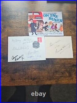 On The Busses Genuine Hand Signed Autographs All Cast With COA AFTAL