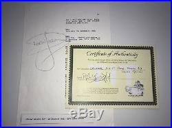 Only Fools And Horses Original Script Page Signed By David Jason With COA