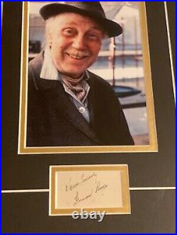Only Fools & Horses LENNARD PEARCE hand signed framed display with COA