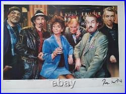 Only fools and horses artwork signed by Roger lloyd pack with COA