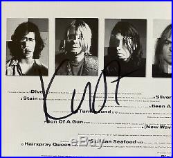 Original Authentic Nirvana CD Insert Kurt Cobain Signed Autograph With Coa