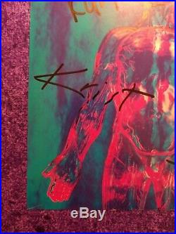 Original Kurt Cobain Grohl Nirvana Signed Authentic Autograph Sliver With Coa