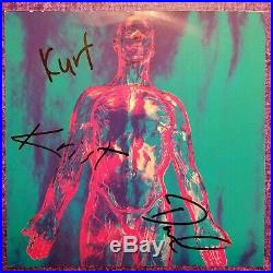 Original Kurt Cobain Grohl Nirvana Signed Authentic Autograph Sliver With Coa