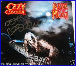 Ozzy Osbourne Hand Signed Autographed Bark At The Moon Album! With Proof + Coa