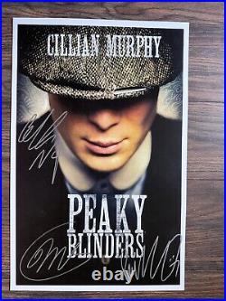 PEAKY BLINDERS POSTER 11x17 SIGNED & AUTHENTICATED with COA