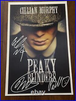 PEAKY BLINDERS Signed Movie Poster 11x17 with COA Authentic Memorabilia