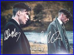 PEAKY BLINDERS stars CILLIAN MURPHY PAUL ANDERSON Genuine signed 12x8 with coa
