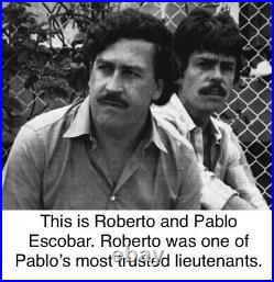 Pablo Escobar Autographed Signed Pesos With COA & Notarized & Framed John Gotti