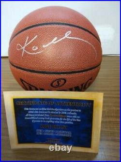 Pallone Autografato KOBE BRYANT LOS ANGELES Signed with COA certificate Ball