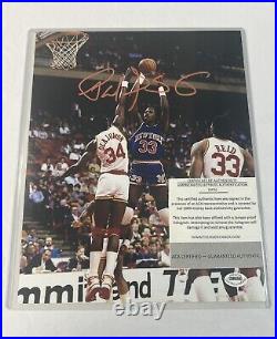 Patrick Aloysius Ewing Sr Signed Autographed 10x8 New York Knicks Photo with COA