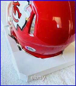 Patrick Mahomes Kansas City Chiefs Signed Autographed Mini Helmet with COA