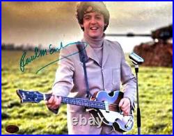 Paul McCartney Hand Signed (THE BEATLES) 8x10 in. Autograph with COA Certificate