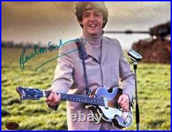 Paul McCartney Hand Signed (THE BEATLES) 8x10 in. Autograph with COA Certificate