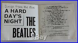Paul McCartney Signed Autographed CD with COA Beatles A Hard Day's Night