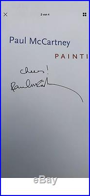 Paul McCartney signed Paintings book autograph Beatles 100% authentic with COA