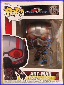 Paul Rudd signed Ant-Man Funko Pop 1137 with AFTAL COA