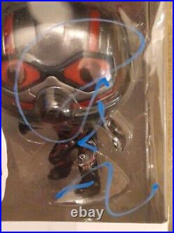 Paul Rudd signed Ant-Man Funko Pop 1137 with AFTAL COA