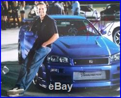 Paul Walker Signed 8x10 Photo Autographed with COA Fast and Furious