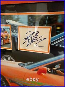 Paul Walker signed Frame with COA