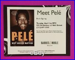 Pele Signed Autographed Book Why Soccer Matters With Photos + Bas Beckett Coa
