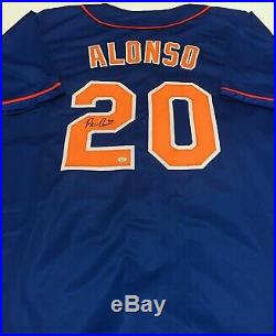 Pete Alonso Autographed Signed Jersey with COA New York Mets