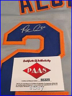 Pete Alonso Autographed Signed Jersey with COA New York Mets