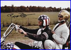 Peter Fonda (1940-2019) Easy Rider Actor Signed Photograph 2 With Proof & COA