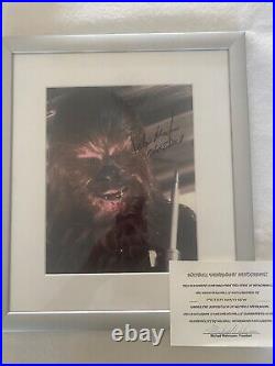 Peter Mayhew Chewbacca Star Wars Autograph Signed Photo with CoA