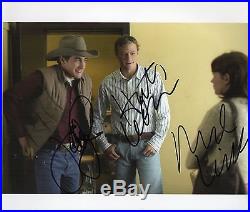 Photo signed HEATH LEDGER, Jake Gyllenhaal and Michelle Williams with COA