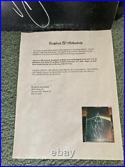 Pink Floyd Darkside of the moon album autographed by Roger Waters with COA