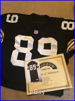 Pittsburgh Steelers game worn autographed jerseys with COA