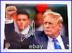 President DONALD TRUMP Signed 7x5 Photo Original Authentic Autograph with COA