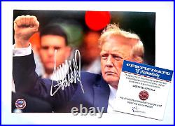 President DONALD TRUMP Signed 7x5 Photo Original Authentic Autograph with COA