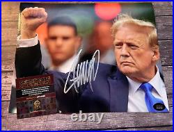 President DONALD TRUMP Signed 8x10 Original Authentic Autograph with COA Cert