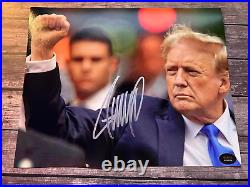 President DONALD TRUMP Signed 8x10 Original Authentic Autograph with COA Cert