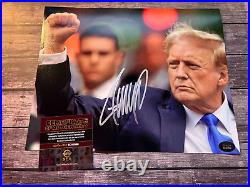 President DONALD TRUMP Signed 8x10 Original Authentic Autograph with COA Cert