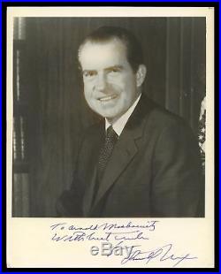 President Richard Nixon Signed Autographed 8x10 Photo With JSA Certificate COA
