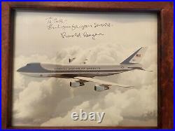 President Ronald Reagan Inscribed Photo With COA