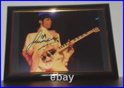 Prince Hand Signed Photo With Coa Original Framed 8x10 Autographed Photo