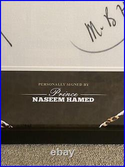 Prince Naseem Hamed signed shirt framed exquisitely with Aftal COA
