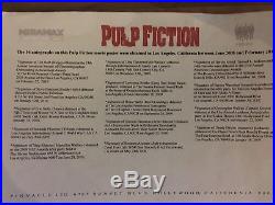 Pulp Fiction LARGE movie poster signed by FULL CAST with original COA & barcoded