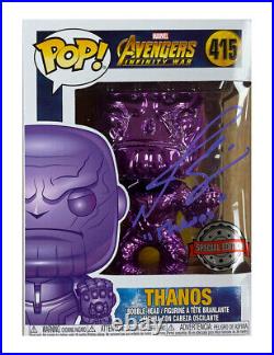 Purple Thanos Funko Pop Signed by Josh Brolin 100% Authentic With COA