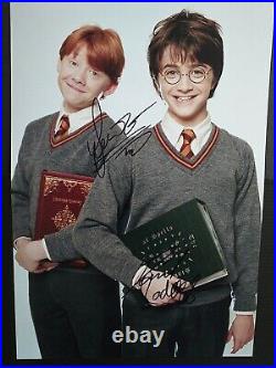 RADCLIFFE and GRINT in HARRY POTTER Genuine signed 12x8 with coa SUPERB