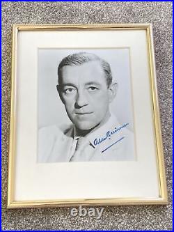 RARE Framed Alec Guinness Signed autograph Photo With COA